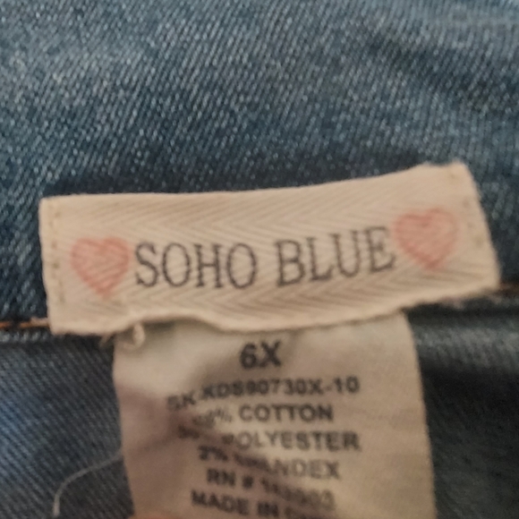 Girls jean jacket 6X - Picture 3 of 3